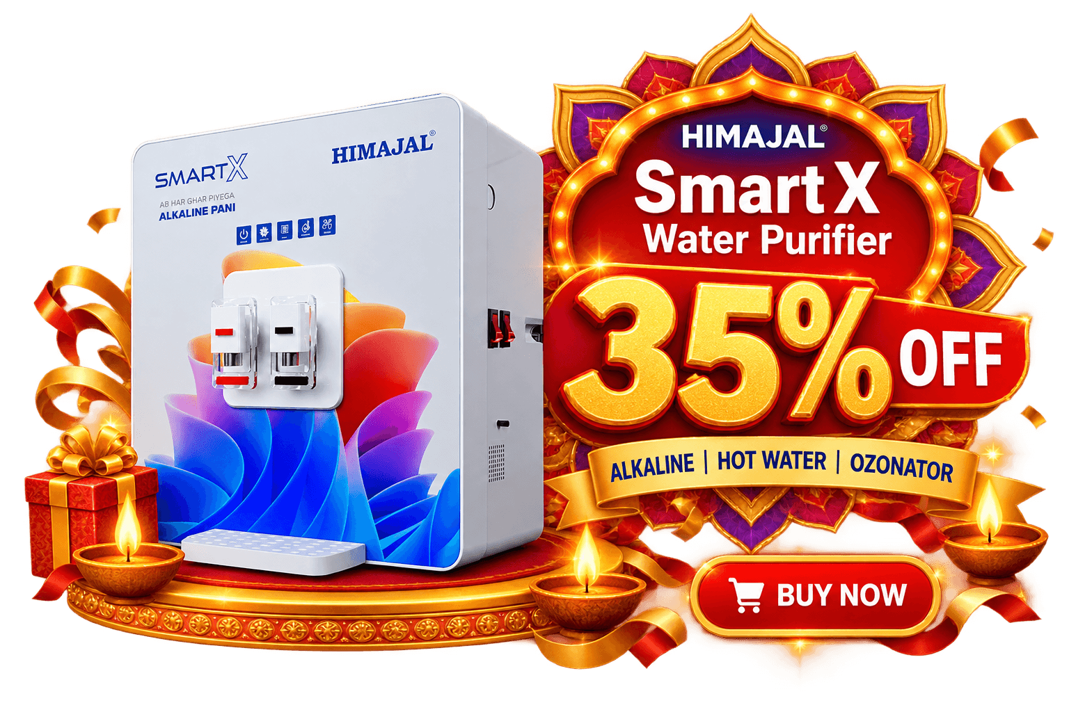 Smart X Water Purifier — 35% off in the HIMAJAL Dasara Deepavali Sale
